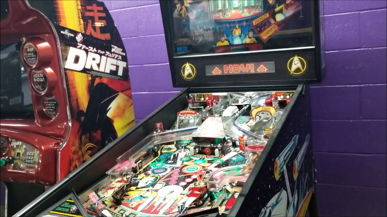 Star Trek Data East Pinball Machine Game Play YouTube
