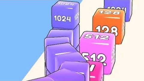 Cube Runner 2048 /  Gameplay All Levels Android, ios Level 1-15 Part 1