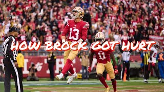 How 49ers QB Brock Purdy Injured His Oblique