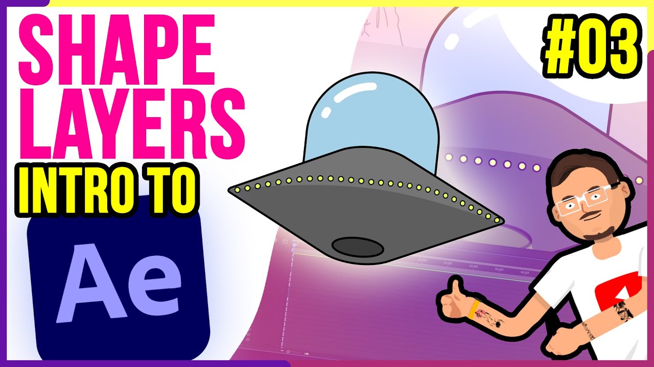 Intro to AFTER EFFECTS for BEGINNERS 3: Design with Shape Layers - YouTube