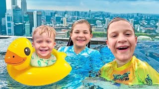 Diana and Roma's Family Vacation in Singapore - Funny Adventures with Diana and Roma