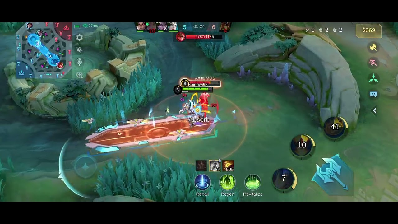 KING Gatotkaca game mobile legends skin sintenel hero Gatotkaca memberikan assist 12