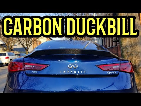 Duckbill infiniti Q60 install