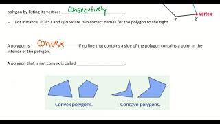 6.1 Notes - Exploring Polygons