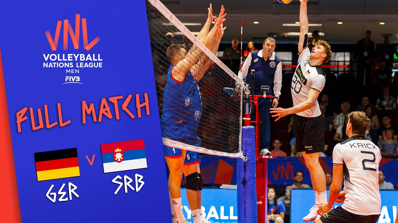 Germany 🆚 Serbia - Full Match Mens Volleyball Nations League 2019