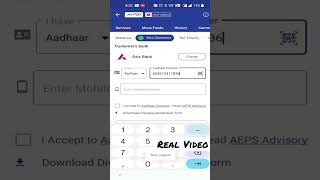 Paynearby Axis Bank Ministatement Aadhar Aeps