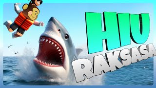 SERUU BANGET!! JADI TOP GLOBAL IKAN HIU RAKSASA TERBESAR DI DUNIA!!! Be A Shark Roblox Gameplay INDO