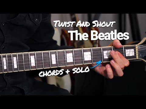 electric-guitar-song-5---twist-and-shout---beatles-guitar-lesson-+-solo