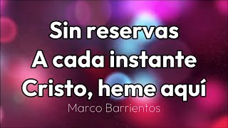 Sin reservas/A cada instante/ Cristo, heme aquí (Tono mujer) pista/karaoke/acordes