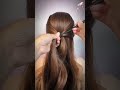 High-End Hairpin Hairstyle 💖 | Simple & Elegant Half-Tied Look#shorts#shortsfeed#trending#hairstyle