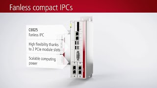 EN | C6915, C6925 Industrial PCs: quad-core processor power in the smallest spaces