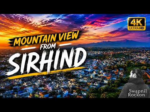 Mountain View From Sirhind 🌄 | 4K Cinematic Drone Video #viral #nature #sky