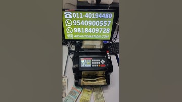 Automatic Mix Currency Counting Machine with Fake Note Detector #ytshorts