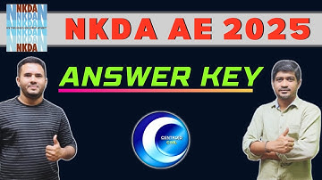 NKDA AE 2025 by MSC || Answer Key || Centroid Civil