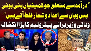 Federal Minister for Petroleum Musadiq Malik&#39;s Big Revelation Regarding Wheat Import Issue