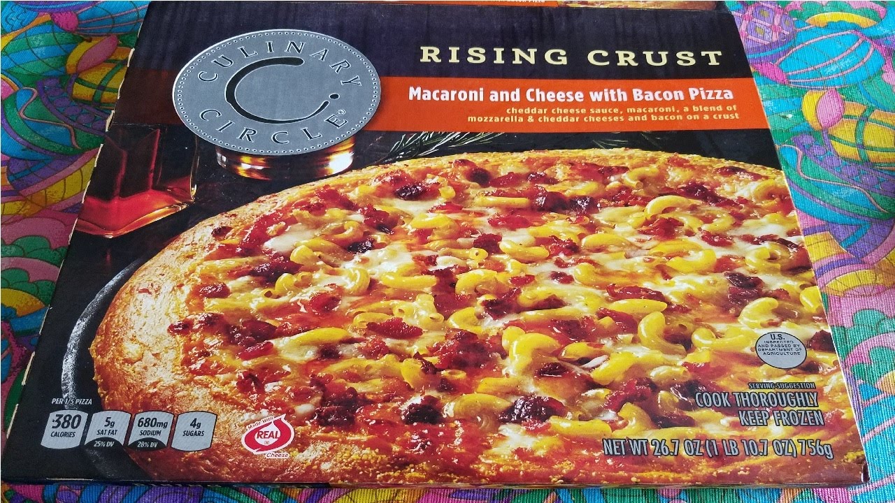 Culinary Circle Macaroni and Cheese with Bacon Pizza review YouTube