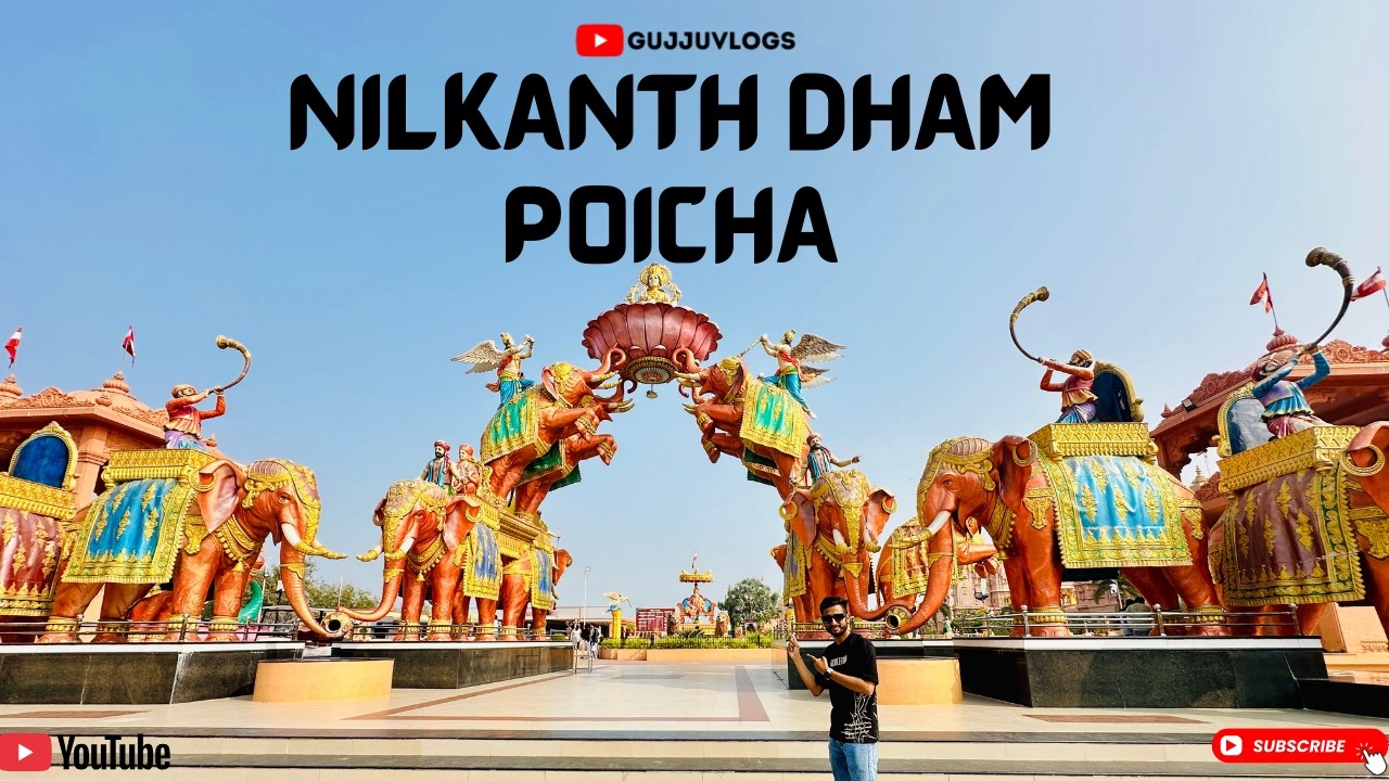 Poicha Nilkanth Dham & Harasiddhi Mataji Mandir Vlog | Rajpipla Travel Vlog | GujjuVlog