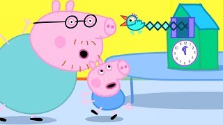 peppa pig official channel daddy pig mends the cuckoo clock for peppa pig