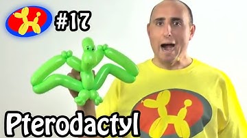 Two Balloon Pterodactyl Dinosaur - Balloon Animal Lessons #17