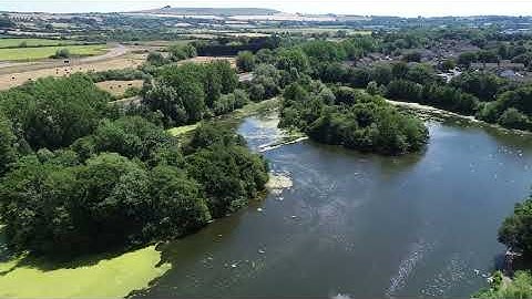 Drone view of Liden Logan - Swindon Wiltshire  