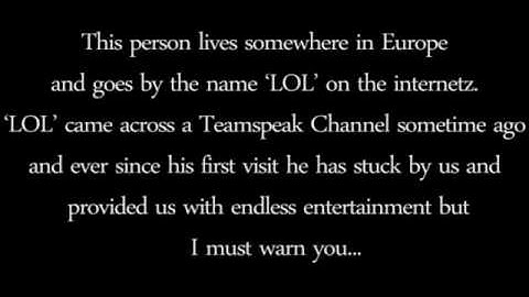 Teamspeak: Introducing LOL Episode 1