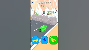 Shape-Shifting 2 GAMEPLAY Level No #579 Walkthrough - New Update Car Racing #Shorts #ShapeShifting