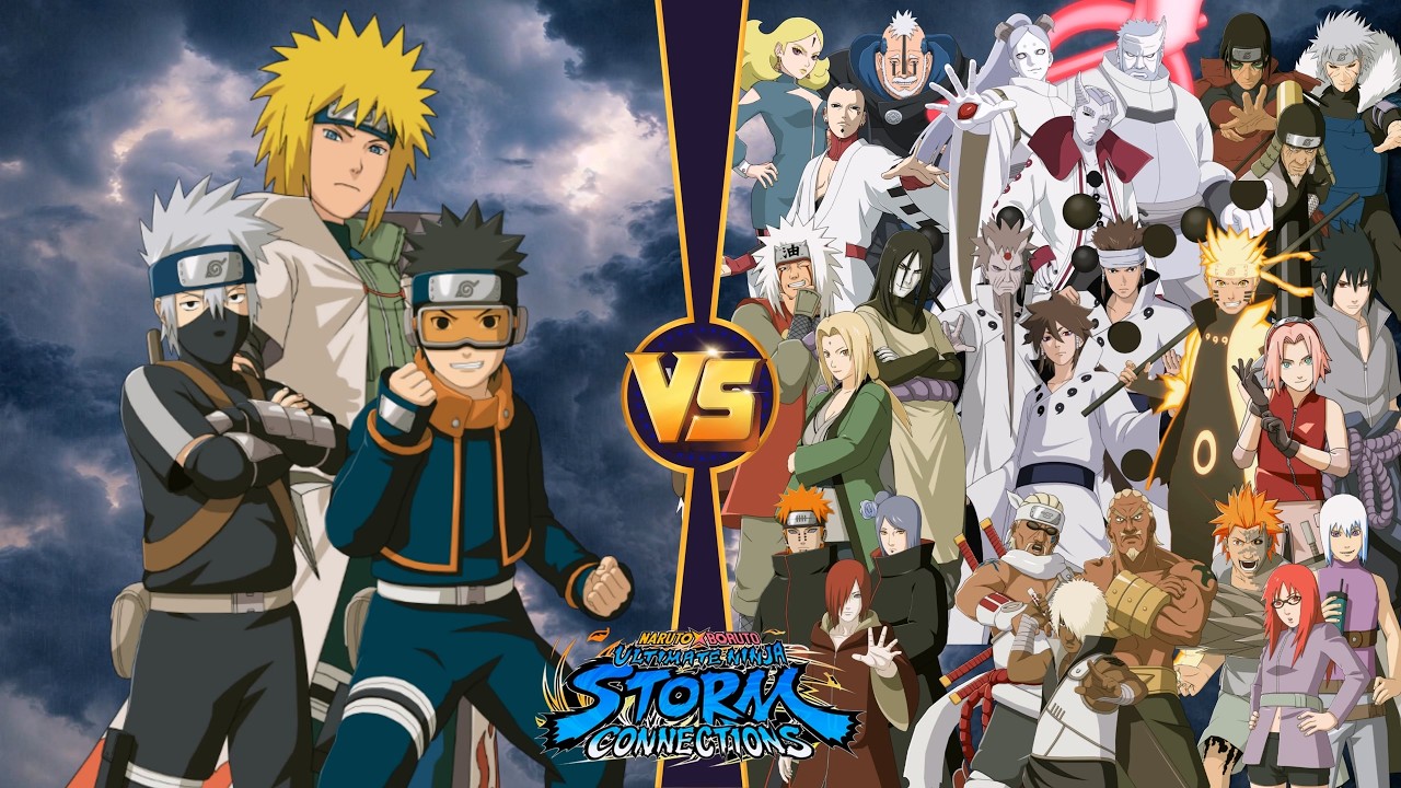 【Минато, Какаши и Обито против Марафонской битвы из трёх человек】 NARUTO x BORUTO Ultimate Ninja ...