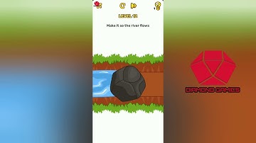 Brain Blow Level 12 make it so the river flows