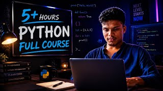 Python Full Course for Beginners to Advanced |  Python Masterclass in 5 Hours | Projects & Notes