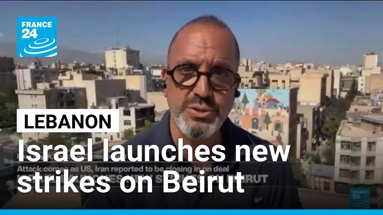 Israeli military strikes Beirut suburbs in the lead-up to anticipated US-Iran deal • FRANCE 24