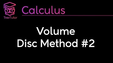 VOLUME with DISC METHOD (part 2) - CALCULUS