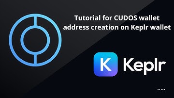 Tutorial for CUDOS wallet address creation on Keplr wallet