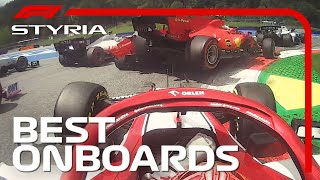 Raikkonen's Stunning Pass And The Top 10 Onboards | 2020 Styrian Grand Prix | Emirates