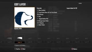Black Ops 2 Emblem Tutorial: UW Huskies Logo