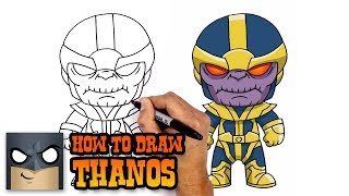 How to Draw Thanos (Step by Step Drawing Tutorial)