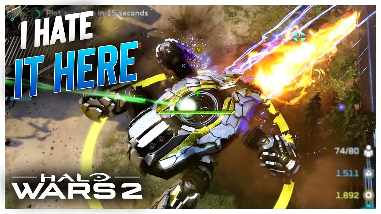 I've never been so mad at my teammate before in Halo Wars 2