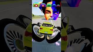 Big and Small Car vs K-pop Half Demon Saja Boys - BeamNG.Drive