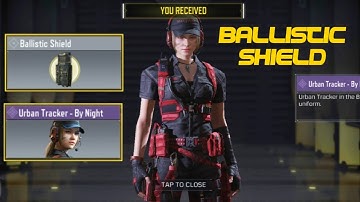 *New* Ballistic Shield  Operator Skill Gameplay & *New* Urban Tracker By Night Skin