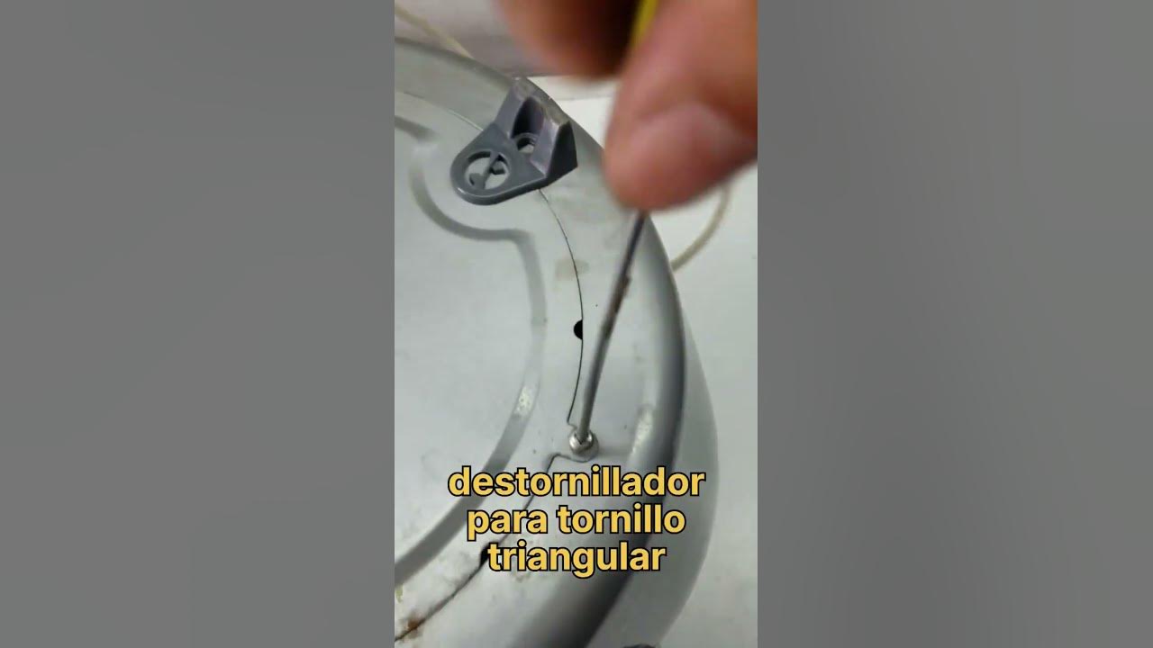 Aprende hacer destornillador para tornillo triangular