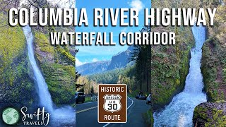 Columbia River Gorge Waterfalls & the Historic Highway Waterfall Corridor and Vista Point!
