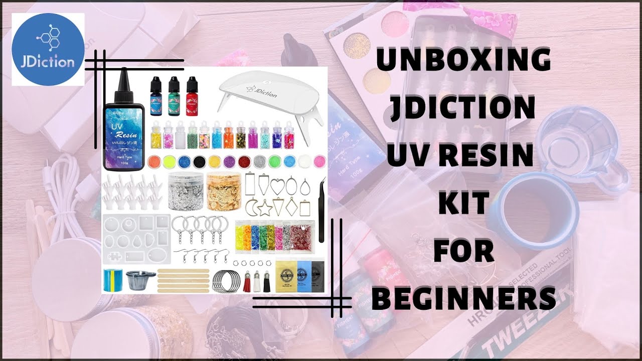 Jdiction UV Resin Kit With Light For Beginners