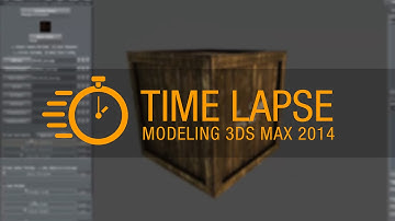 Modeling 3ds Max  - Asset Wood Box for Game - Time Lapse