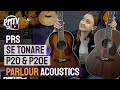 PRS SE Tonare P20 & P20E Parlour Acoustics - Overview & Demo