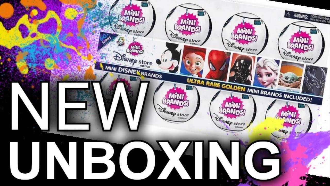 UNBOXING MINI BRANDS ! : DISNEY STORE EDITION