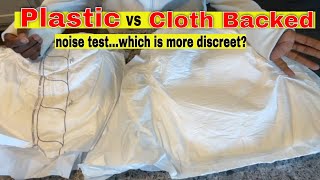 Plastic Vs. Paper Backed Diapers Noise Test -Which Diaper Is More Discreet?
