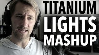 Titanium - Lights (Mashup) David Guetta - Ellie Goulding chords