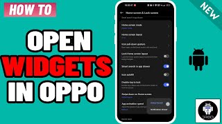 How to Open Widgets in oppo 2024 | Add  Widgets on Home Screen of OPPO screenshot 5