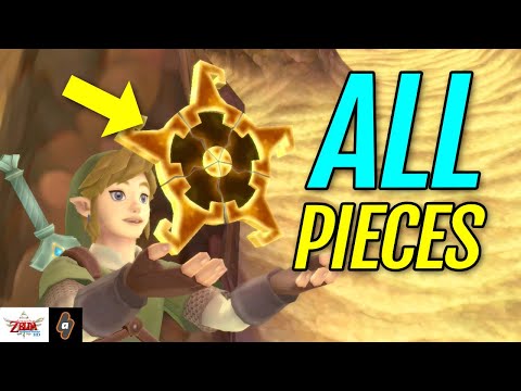 ALL Hidden Key Piece Locations on Eldin Volcano | The Legend of Zelda Skyward Sword HD