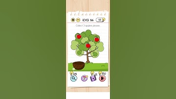 LEVEL 166 OF BRAIN TEST // COLLECT 3 APPLES 🍎 PLEASE
