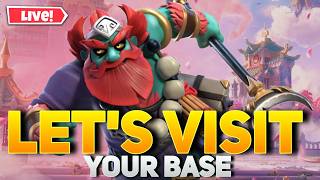 Live Clan War Attacks || Let's Visit Your Base #coc
